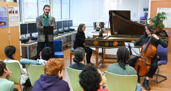 Collège Léonar de Vinci, Chatenay Malabry, Talens Lyrique, Atelier-concert.
