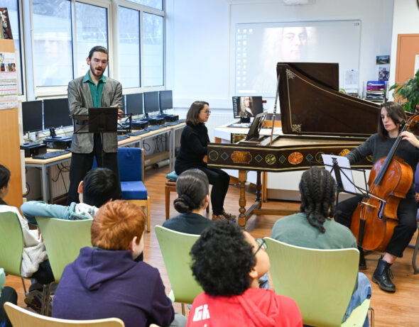 Collège Léonar de Vinci, Chatenay Malabry, Talens Lyrique, Atelier-concert.